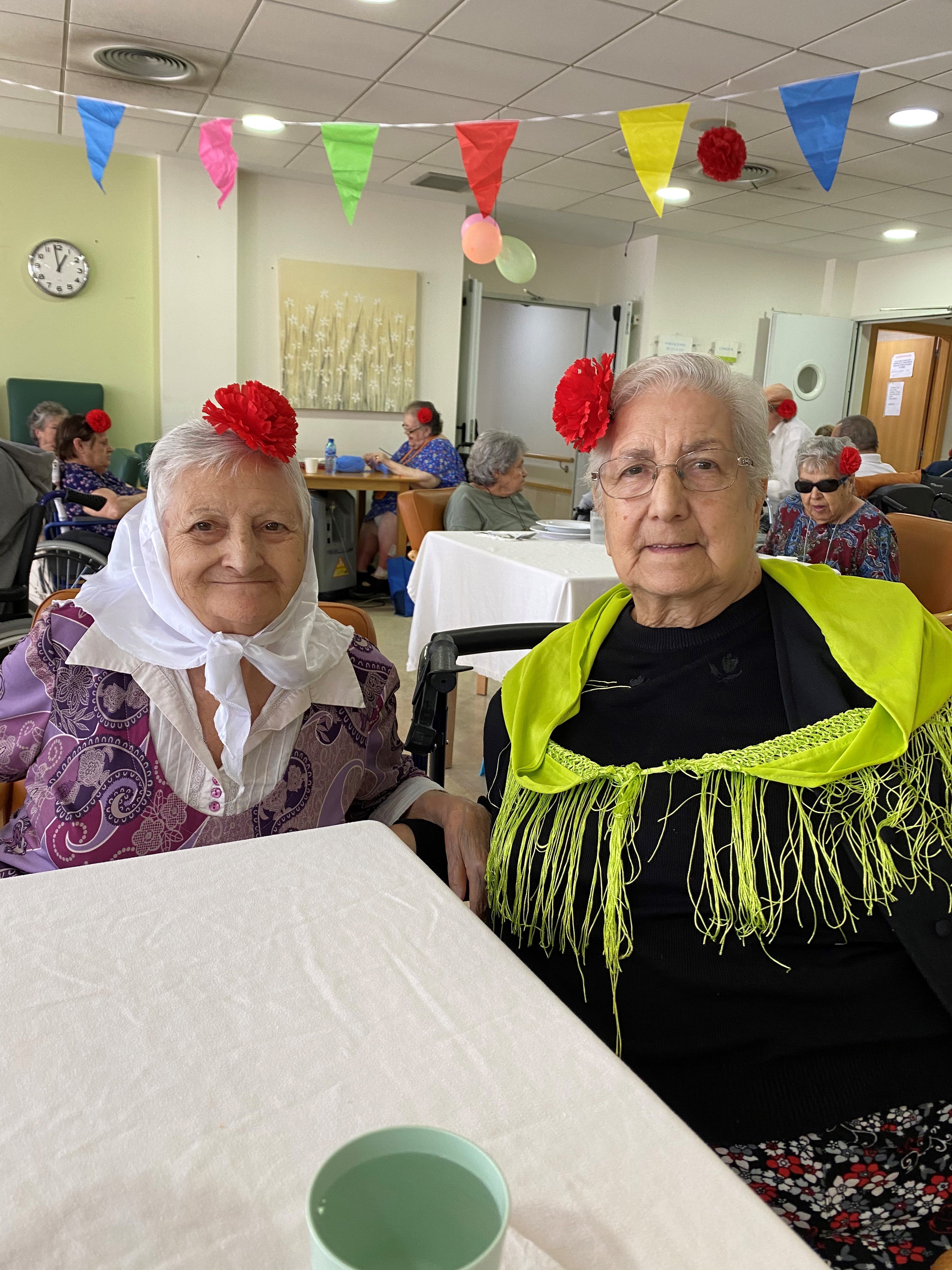 Fiesta de San Isidro en la residencia Rosalba de Sevilla la Nueva